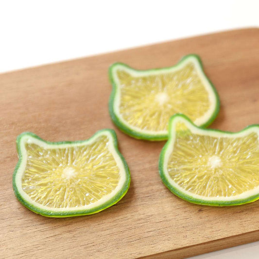 ハーバリウム用 輪切り ライム(猫)