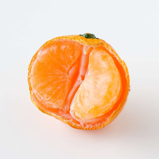食べられない みかん 1/2サイズ ヘタ付き