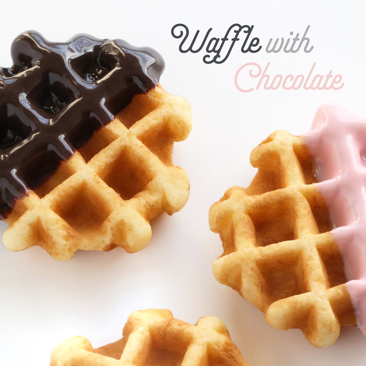 チョコがけワッフル