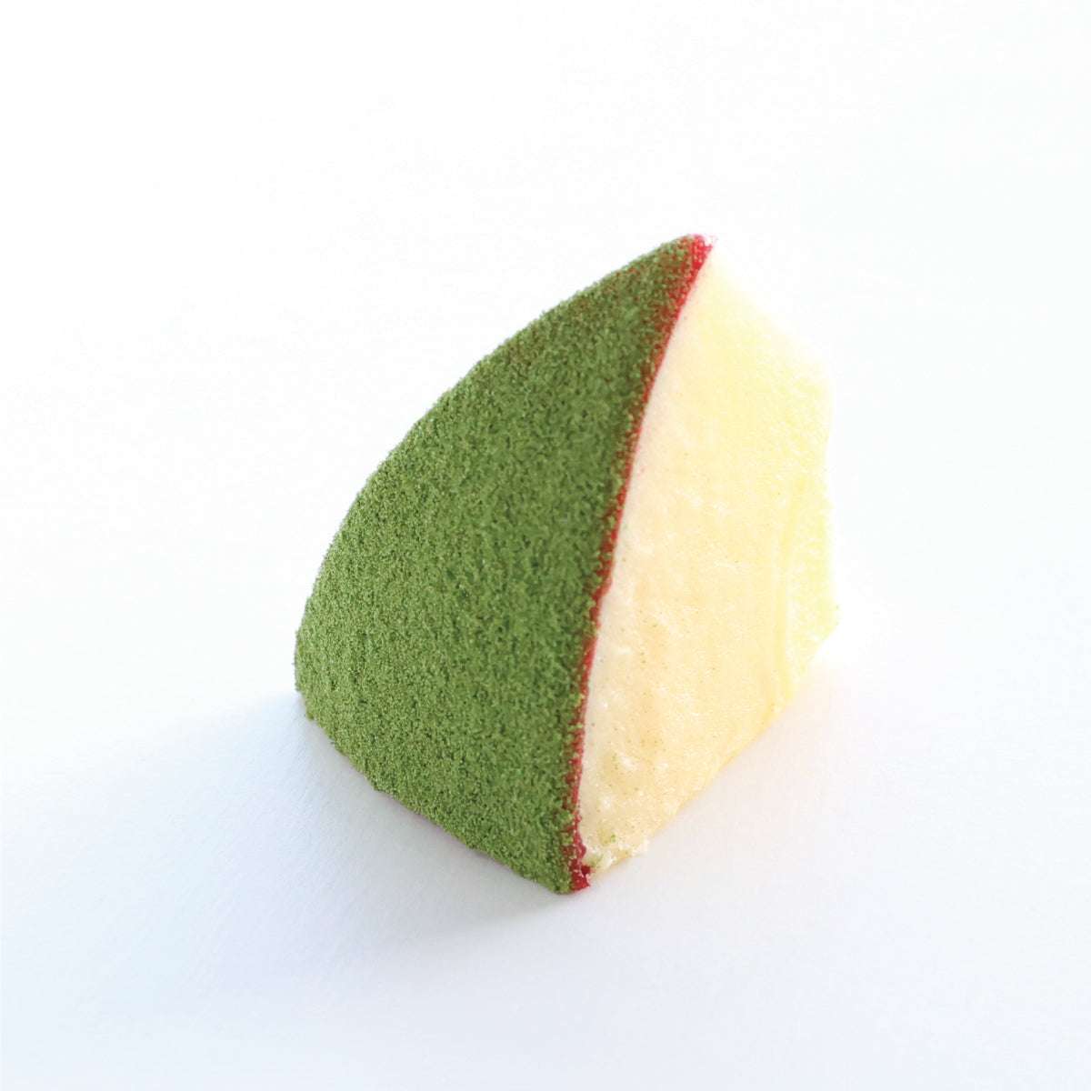 食べられない カットしたシン・りんご飴 抹茶