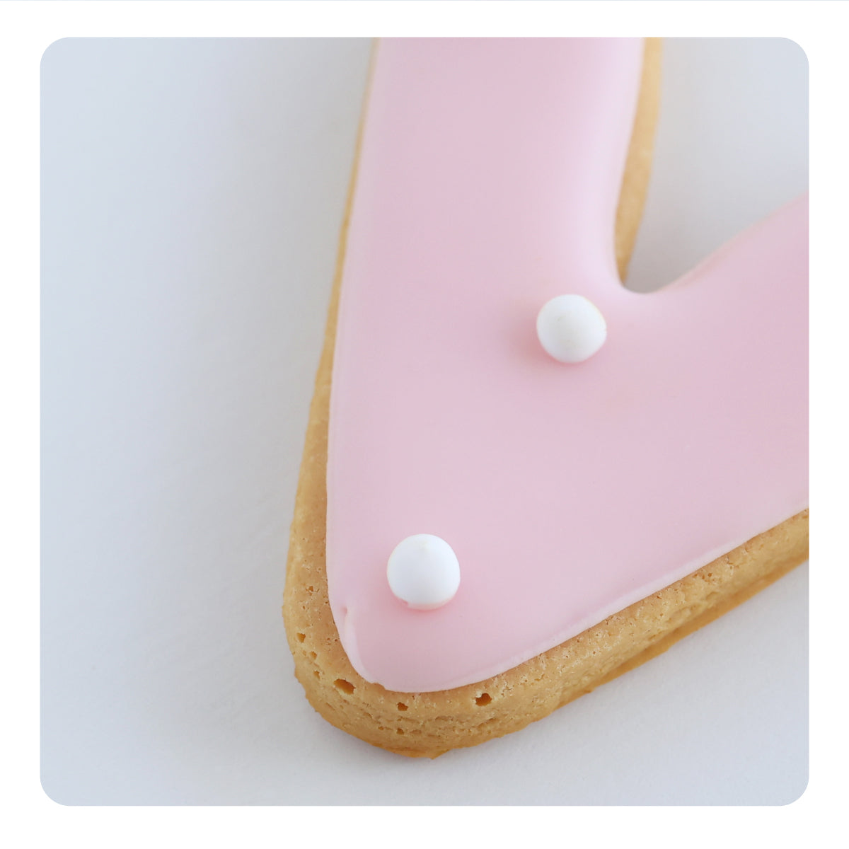 食べれない アイシングクッキー ピンク