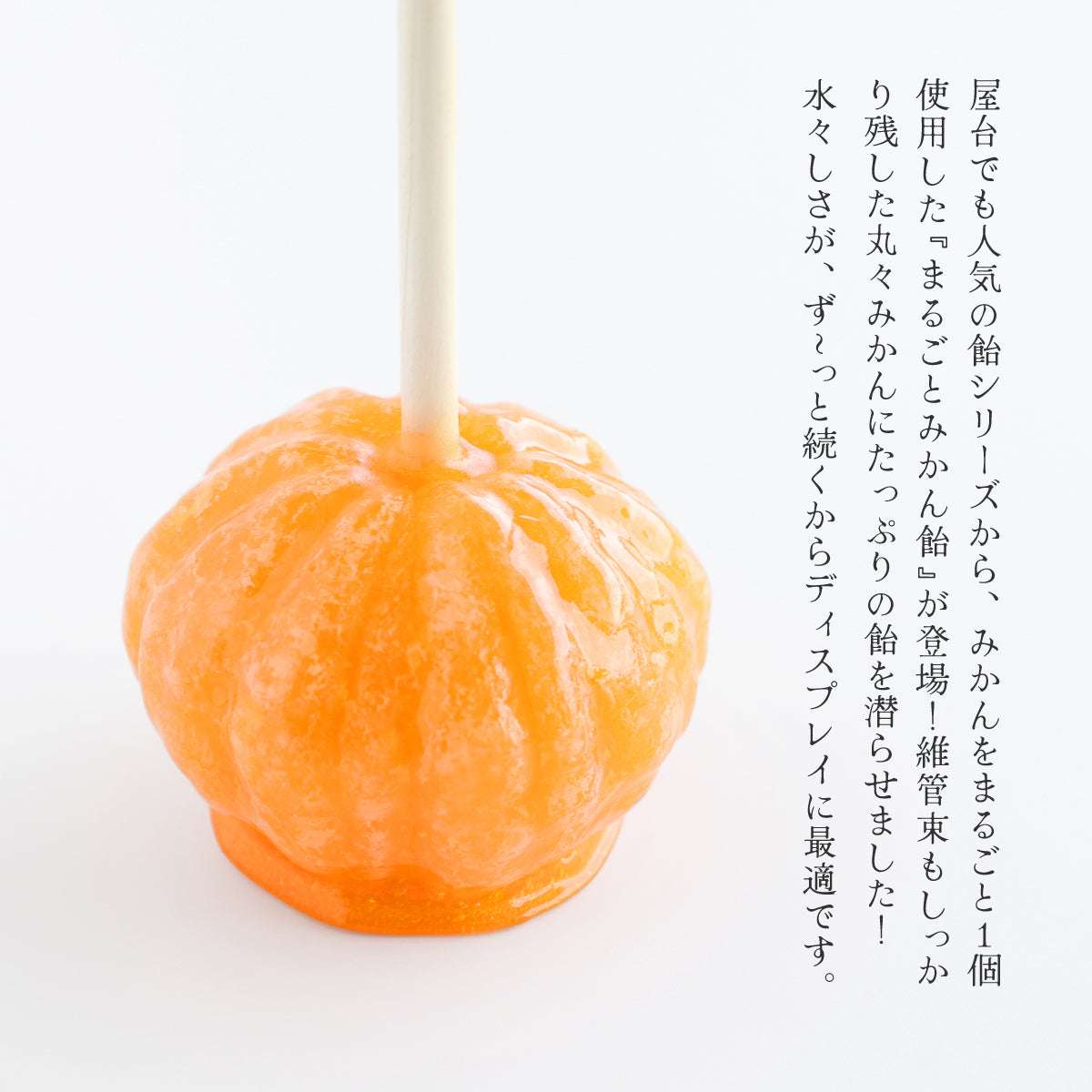 食べられない まるごとみかん飴