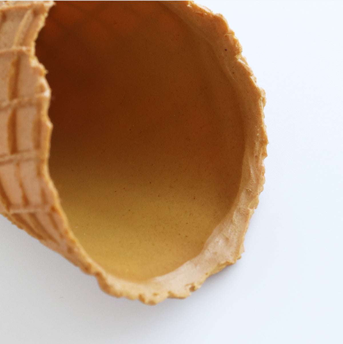 食べられない ワッフルコーン