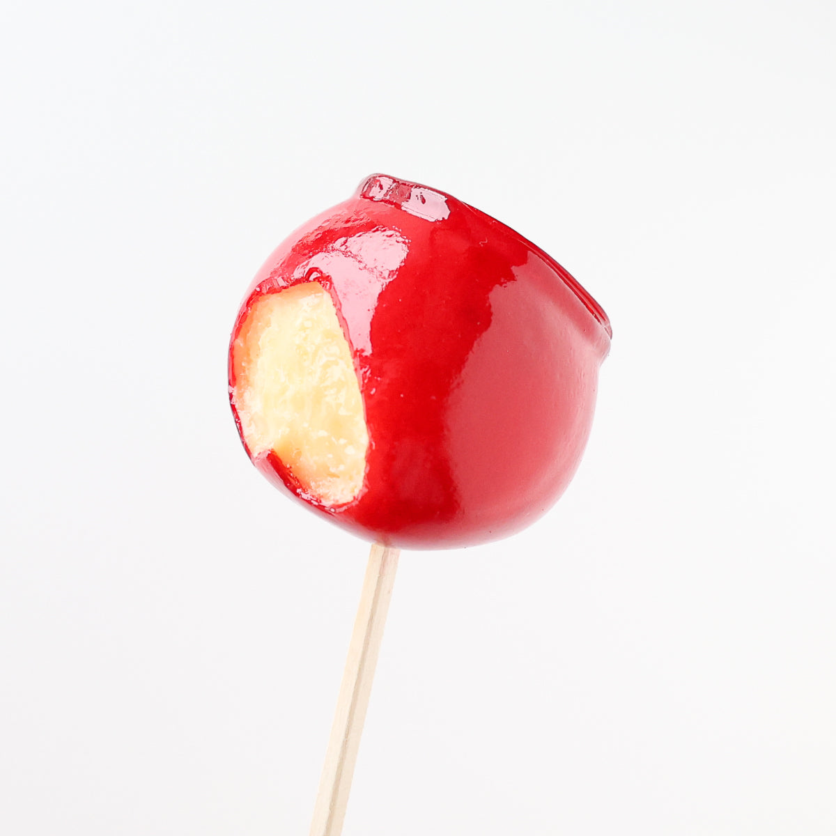 食べられない りんご飴 ハート