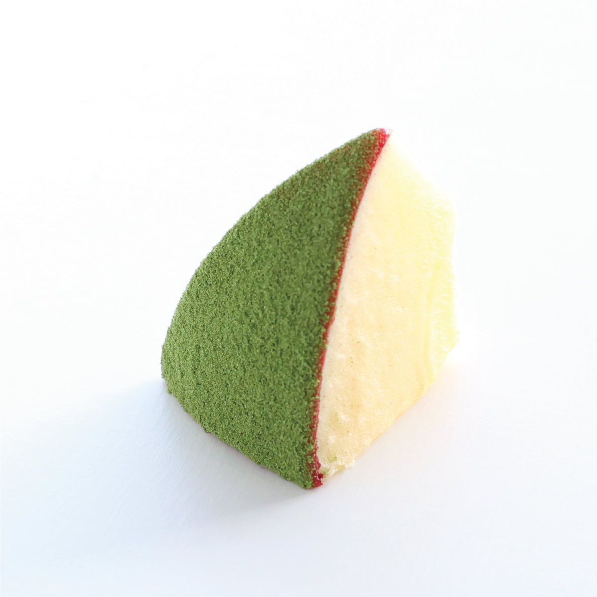 食べられない カットしたシン・りんご飴 抹茶