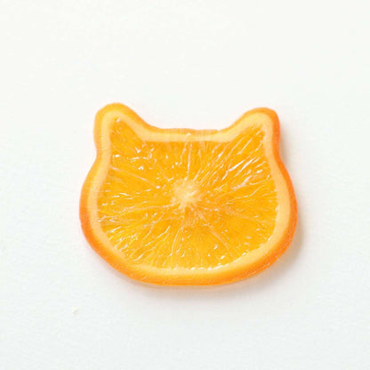 ハーバリウム用 輪切り オレンジ（猫）