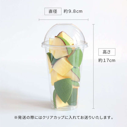 食べられない カットしたシン・りんご飴　抹茶