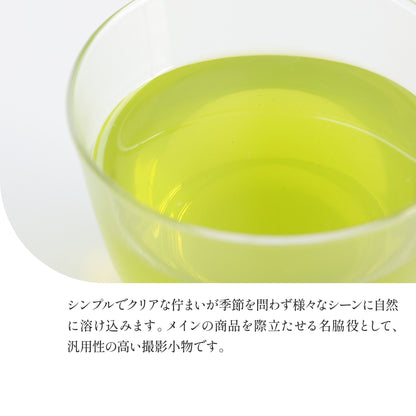 飲めない 緑茶　グラス ［氷なし］