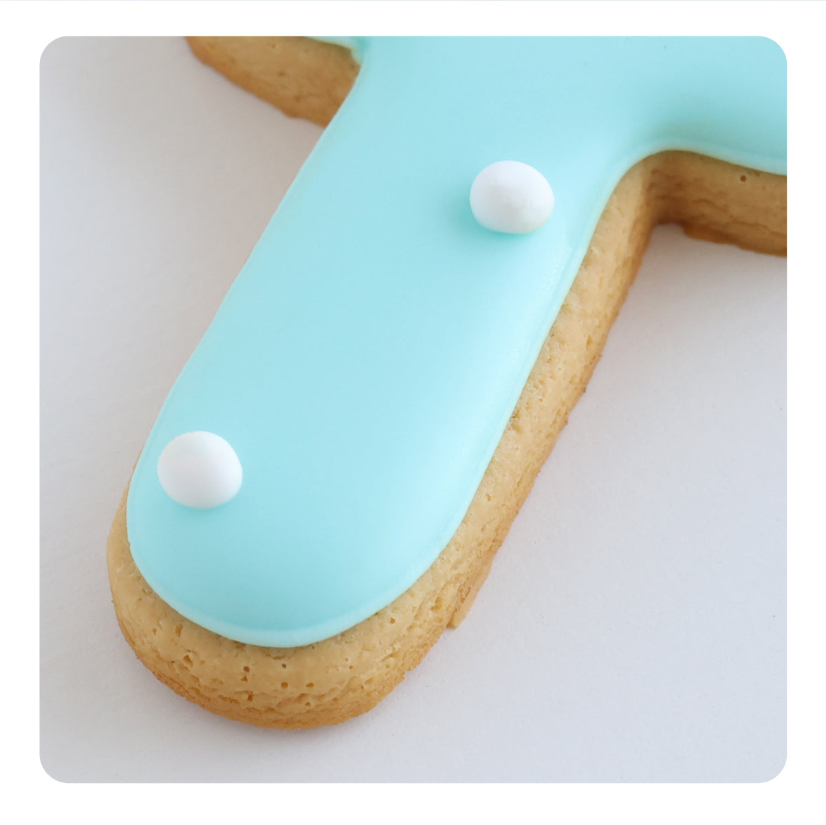 食べれない　アイシングクッキー　ブルー