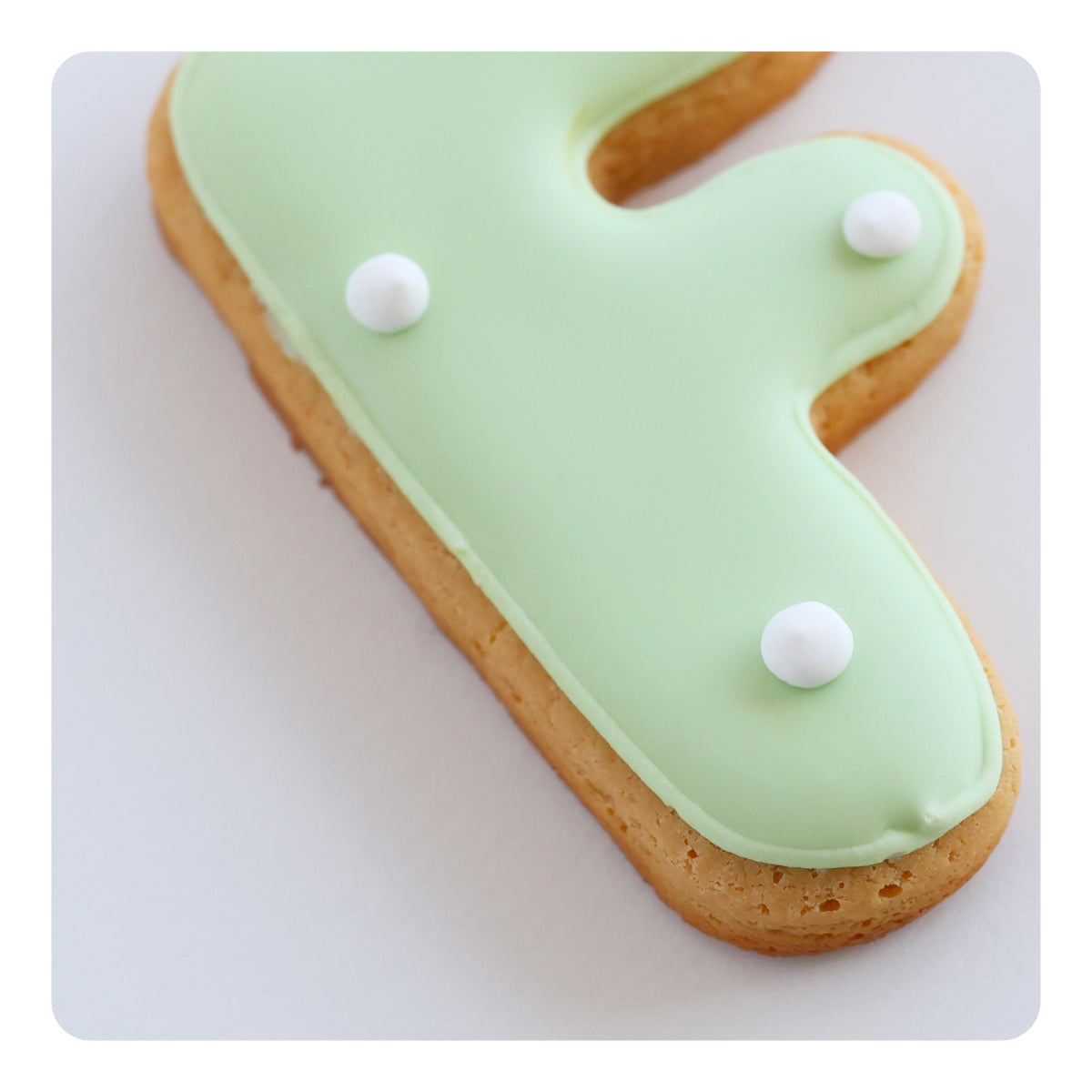 食べれない　アイシングクッキー　グリーン