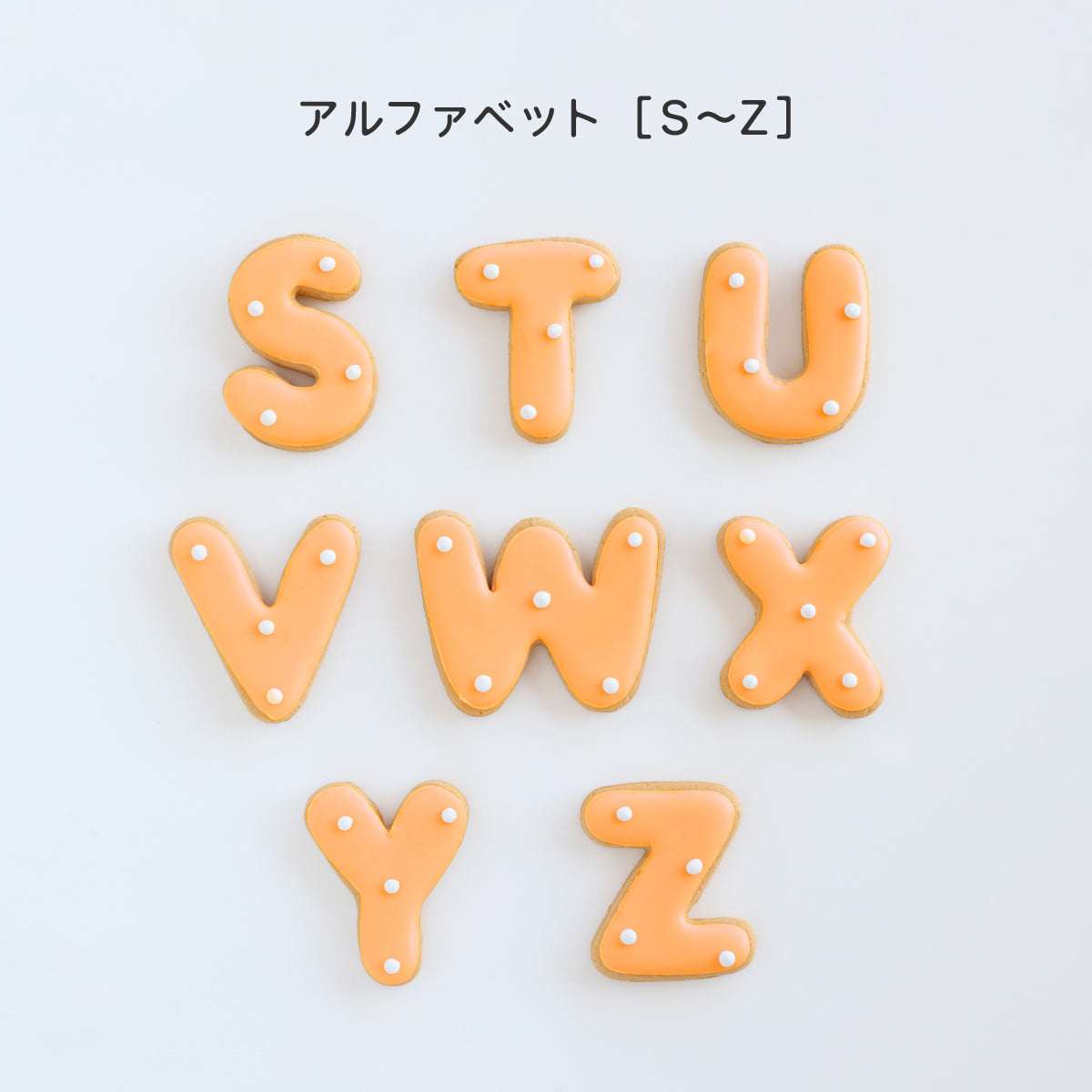 食べれない　アイシングクッキー　オレンジ