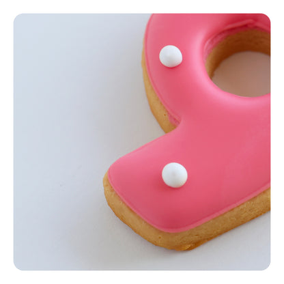 食べれない　アイシングクッキー　レッド