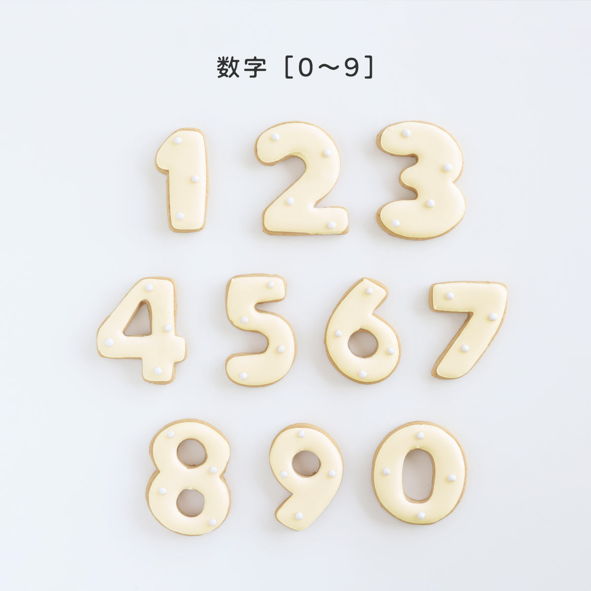 食べれない　アイシングクッキー　ホワイト