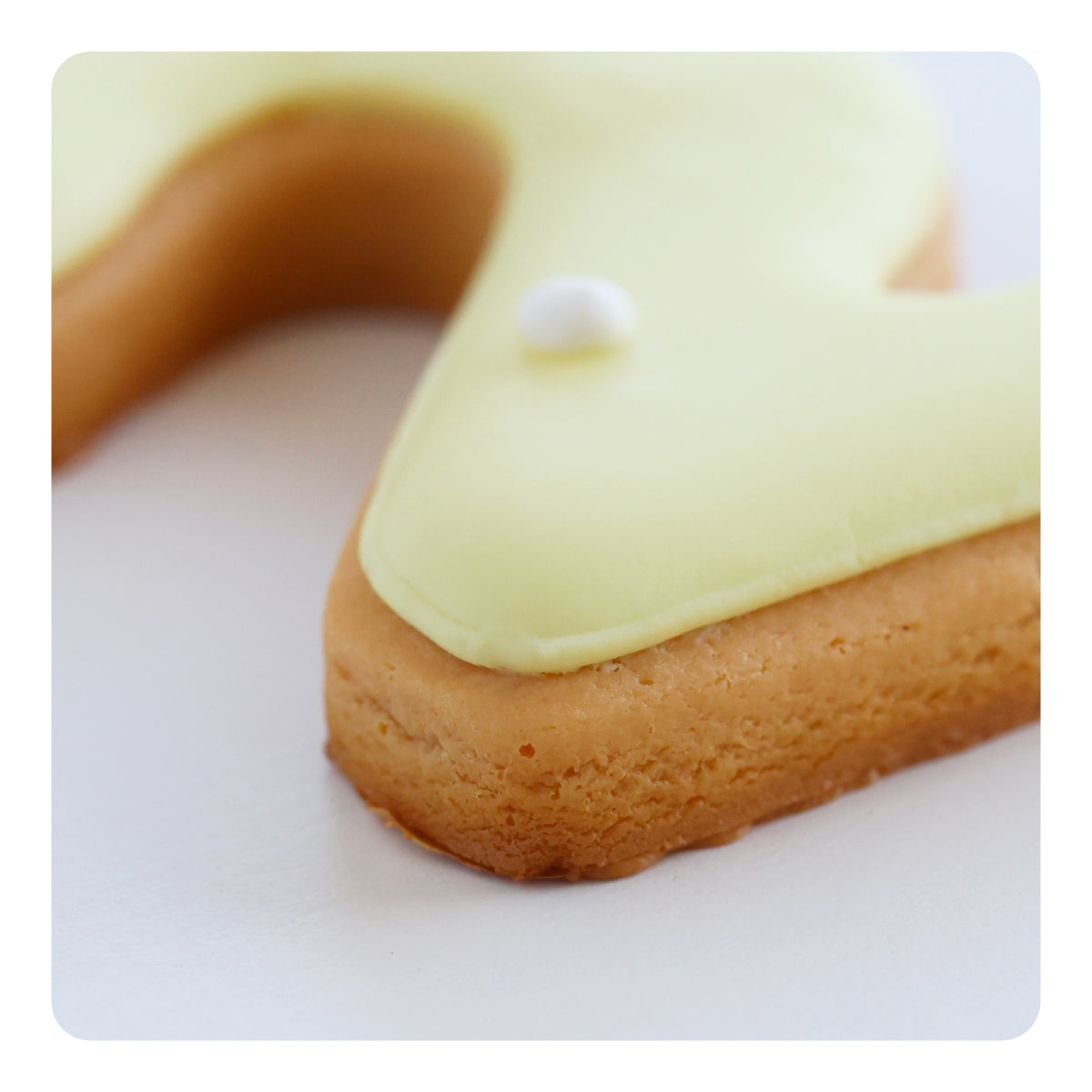 食べれない　アイシングクッキー　イエロー