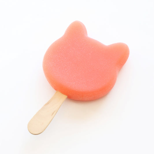 食べられない ネコ型アイスキャンディー　ストロベリー