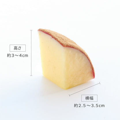 食べられない カットしたシン・りんご飴　シナモン